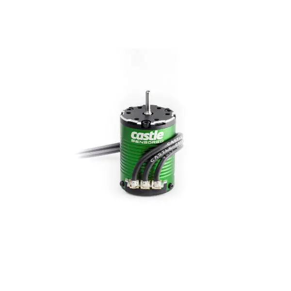 Castle 1/10 4-Pole Sensored Brushless Motor, 1406-4600Kv: 4Mm Bullet 1