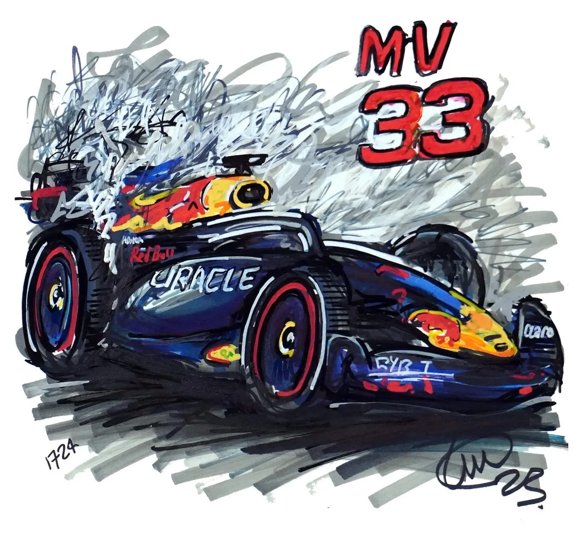 #Continuouscar No.1724 | Oracle Red Bull Racing Rb19 | Max Verstappen 1