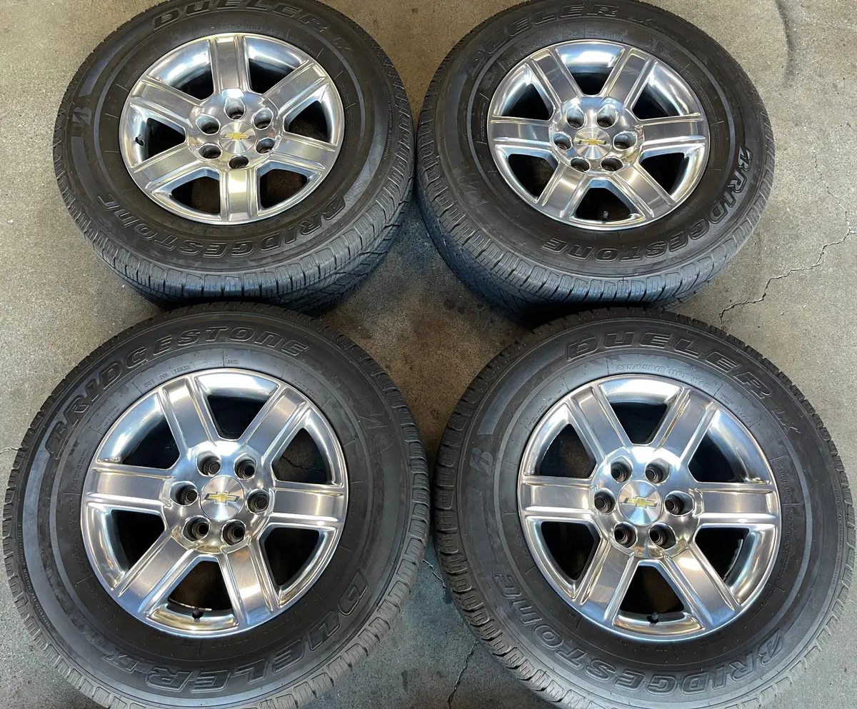 Sold 2018 Chevy Silverado 1500 Factory 18 Wheels Tires Oem 5645 Rims Bds 275/65/18 1