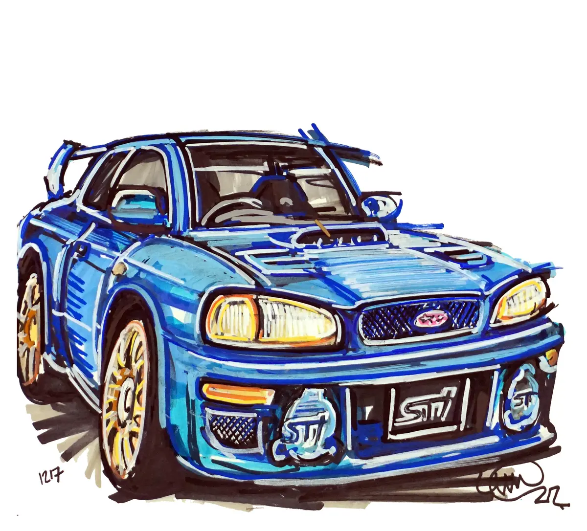 #Continuouscar No.1217 | Subaru Wrx Sti 22B 1