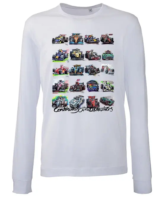 #Continuouscar Collection -  F1 - Unisex T-Shirt - Long Sleeve 1