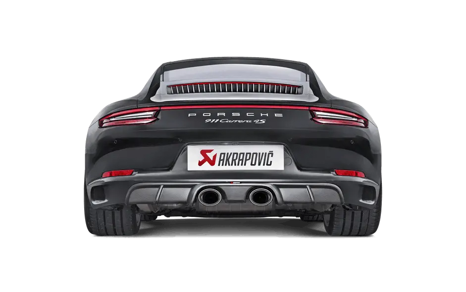 Akrapovic Rear Carbon Fiber Diffuser - Matte For Porsche 911 Carrera/S/4/4S/Gts Cabriolet(991.2) 2