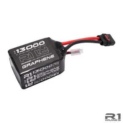 R1 Wurks 13000Mah Enhanced 7.4V 250C Graphene Lipo 1