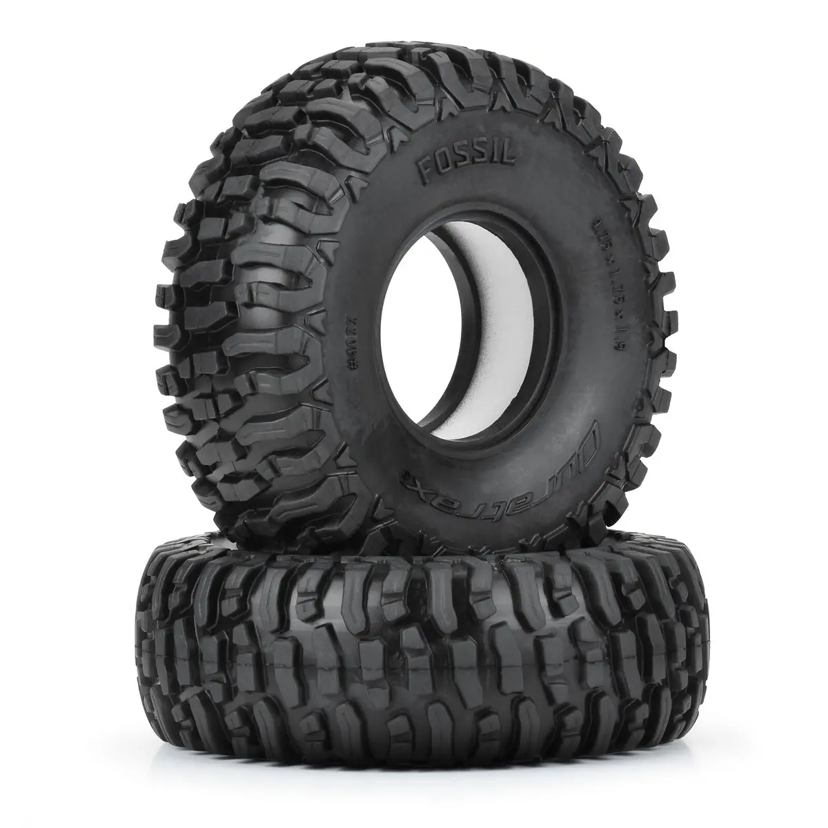Duratrax 1/10 Fossil Front/Rear 1.9" Crawler Tires (2) 1