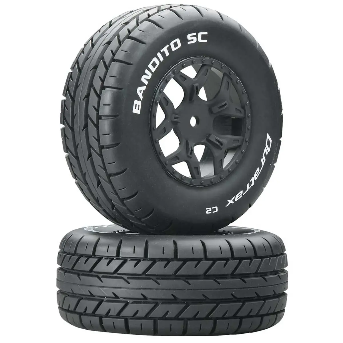 Duratrax Bandito Sc C2 Mounted Tires: Scte 4X4 (2) 1