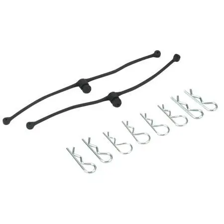 Dubro Body Klip Retainer, Black (2) 1