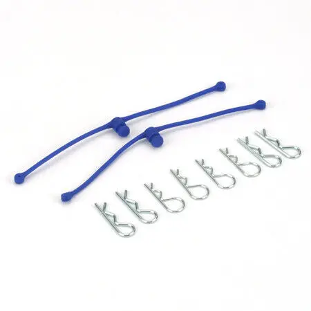 Du-Bro Body Klip Retainers, Blue (2) 1