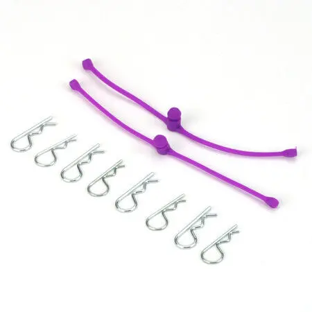 Du-Bro Body Klip Retainers, Purple (2) 1
