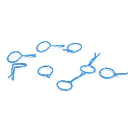 Dynamite Bent Body Clips Blue (8) 1