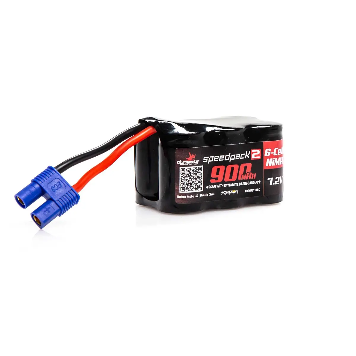 Dynamite Speedpack2 7.2V 900Mah 6C Nimh, 3+3, Ec3 1