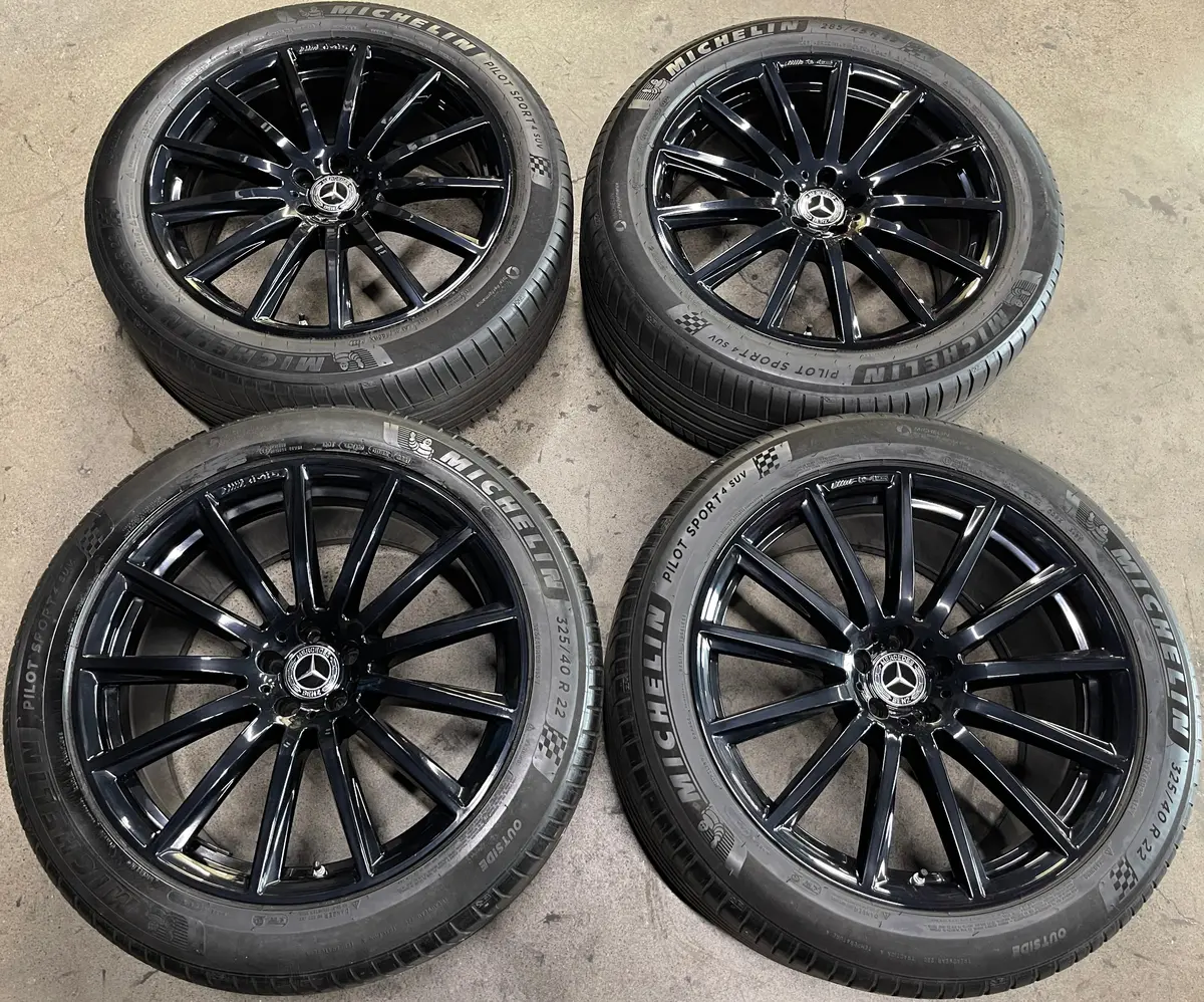 Sold 2023 Mercedes Gls450 Gl580 Gls63 Amg Factory 22 Wheels Tires Oem Black 85810 85826 1