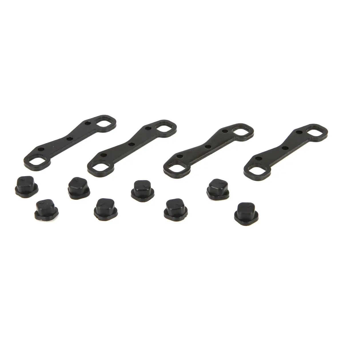 Ecx Front/Rear Toe Plates W/ Inserts: 1/10 4Wd All 1