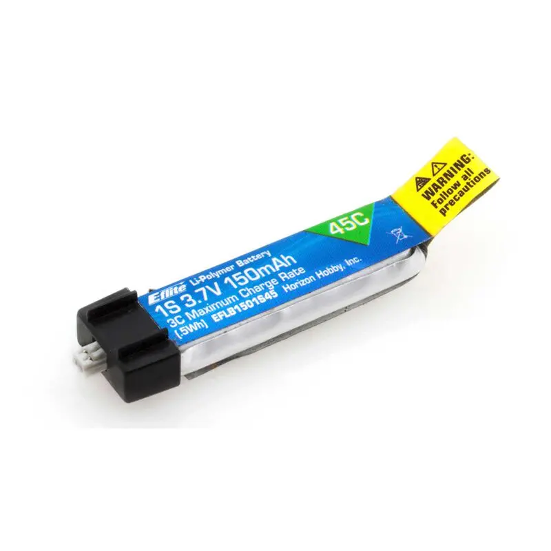 E-Flite 150Mah 1S 3.7V 45C Lipo Battery: Ph 1.5 (Ultra Micro) 1