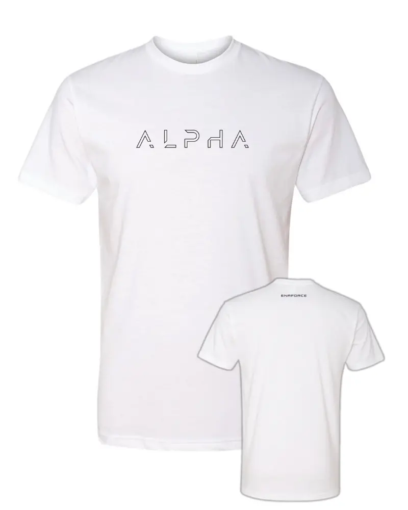 Alpha Tee White 1