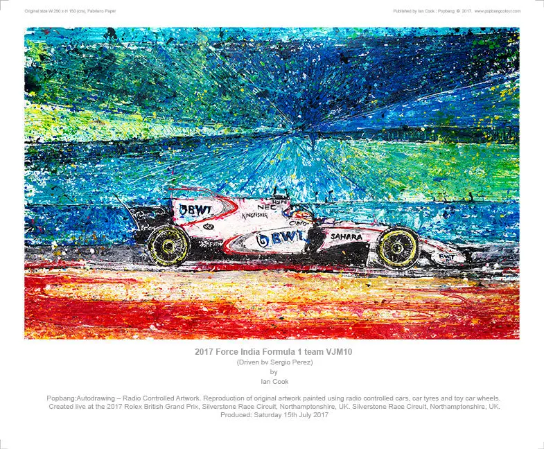 F1 Force India Formula 1 Team Vjm10 2017 Driven Bv Sergio Perez 1