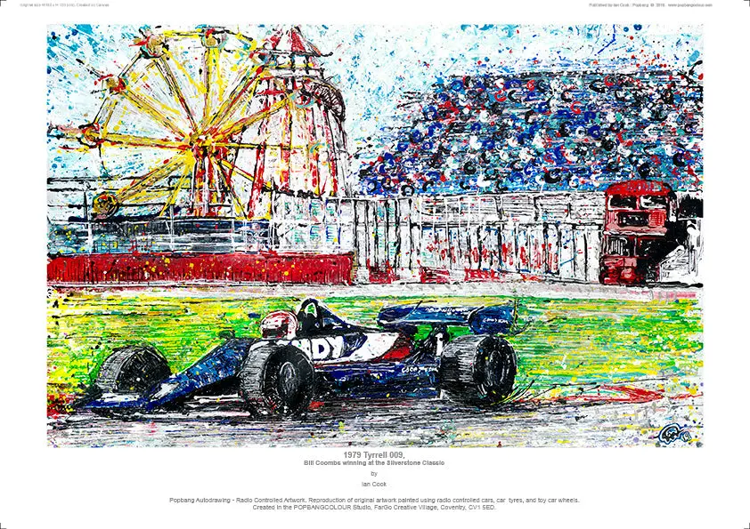 F1 Tyrrell 009 - Bill Coombs Winning At The Silverstone Classic 1