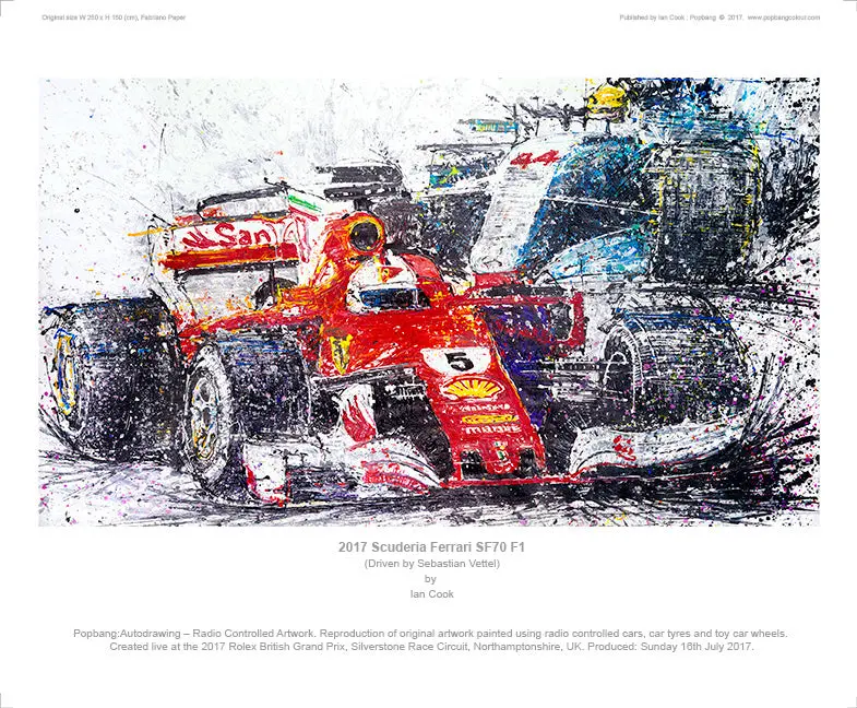 F1 2017 Scuderia Ferrari Sf70 Driven By Sebastian Vettel 1