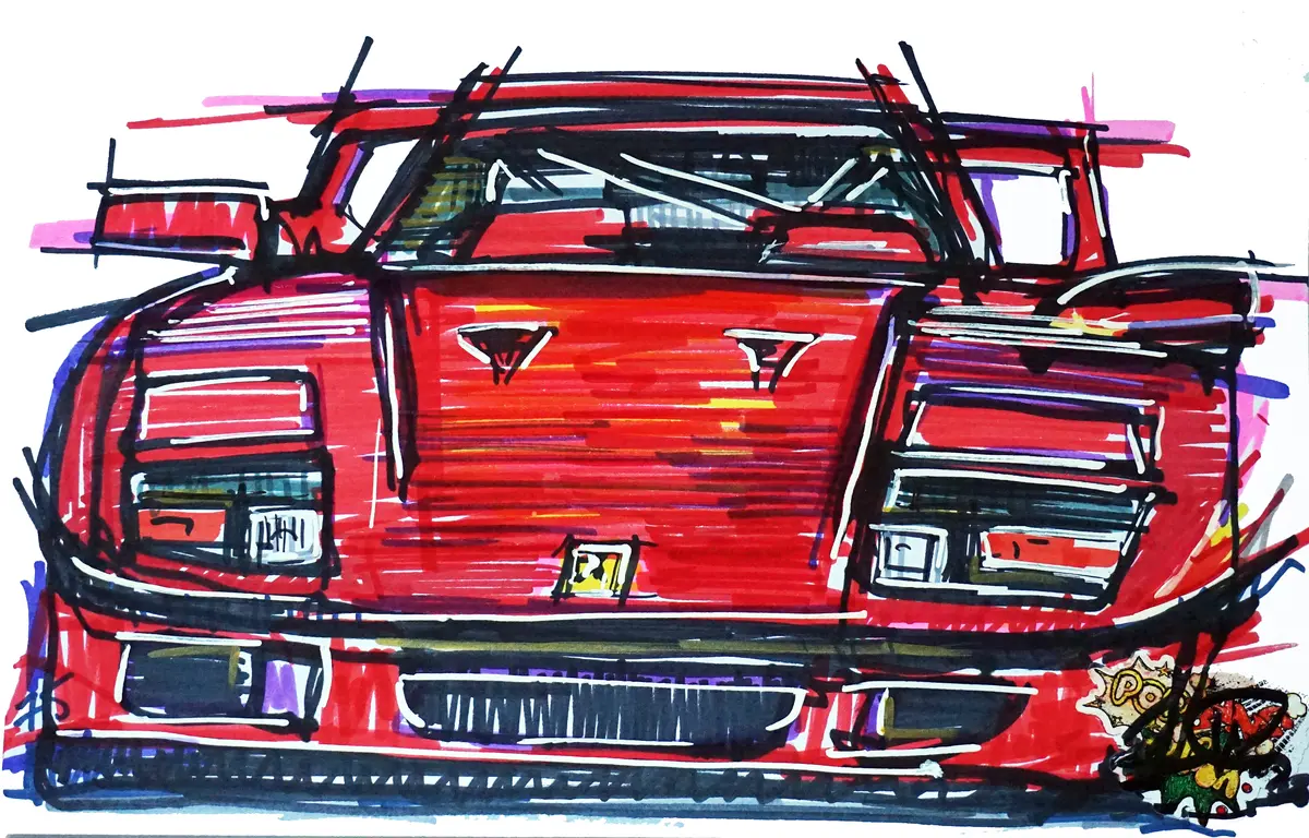 #Continuouscar No.75A | Ferrari F40 1