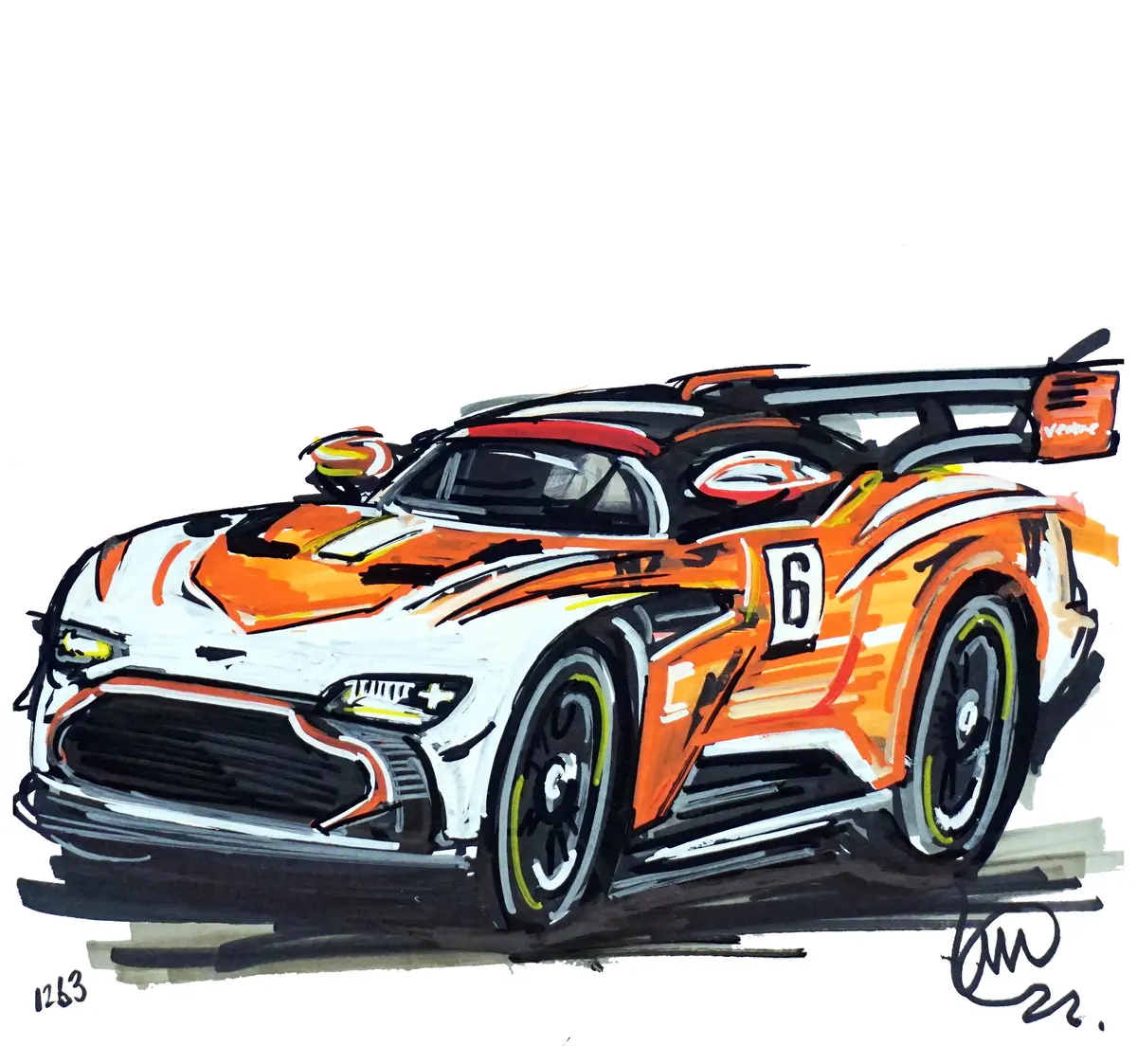 #Continuouscar No. 1263 | Aston Martin Vulcan Race Car 1