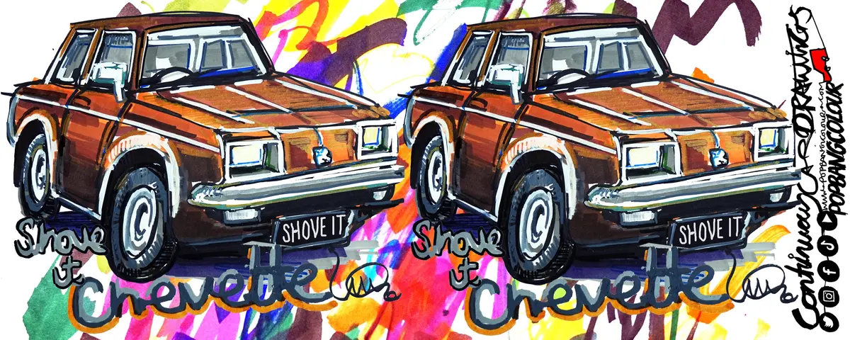 Vauxhall #Shoveit Chevette With Squiggles I #Continuouscar |  Mug 1