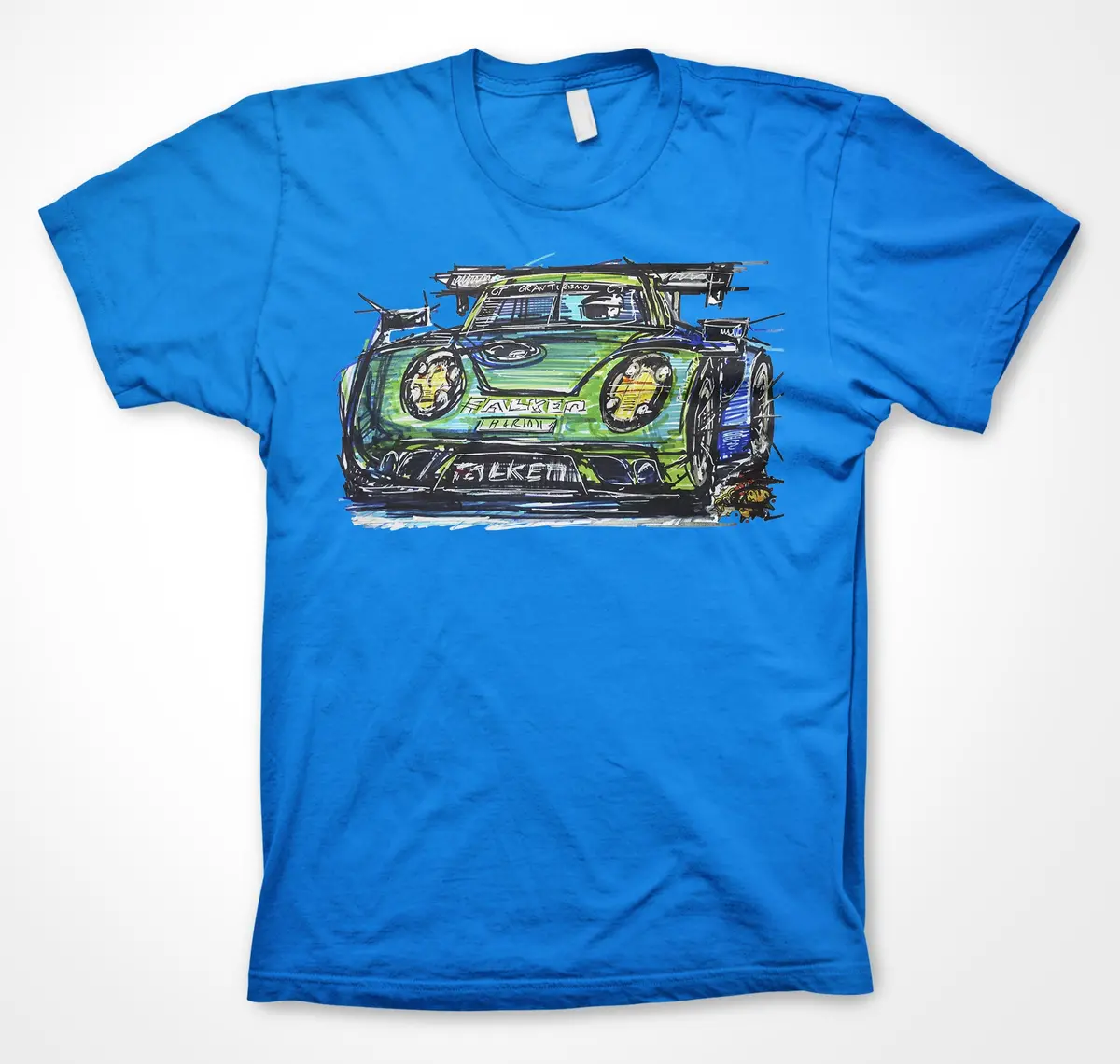 Falken Tyres Porsche 911 GT3 R T-Shirt – Unisex Motorsport Collaboration