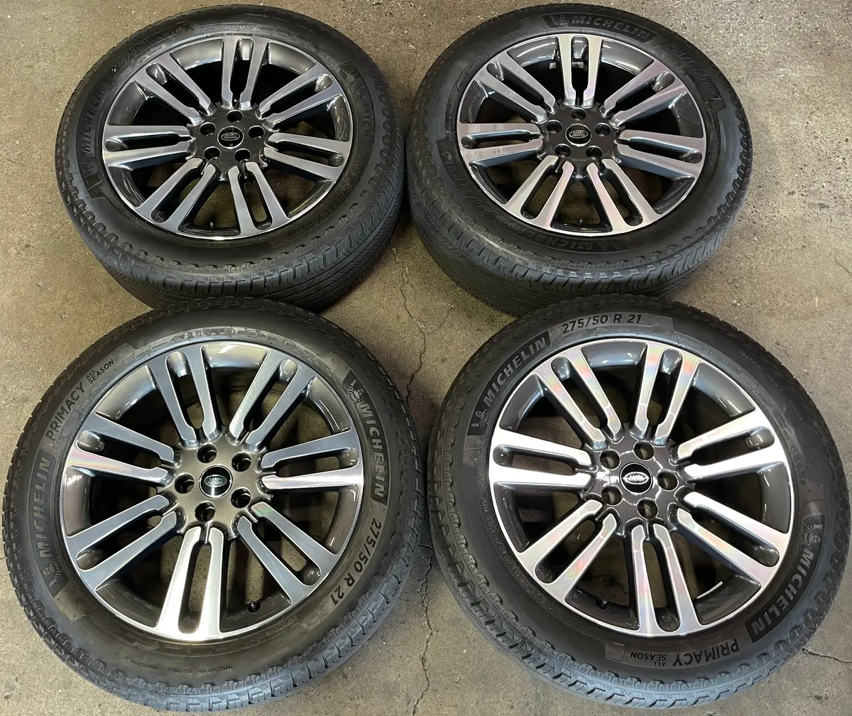 2023 Range Rover Factory 21 Wheels Tires Rims Oem M8e2db Michelin 275/50/21 M8e2db 1