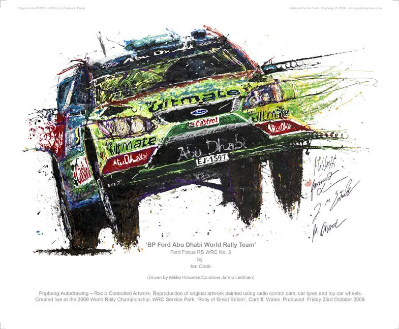 Ford Focus Rs Bp Ford Abu Dhabi World Rally Team Wrc No. 3 1