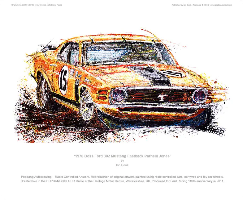 1970 Boss Ford 302 Mustang Fastback Parnelli Jones 1
