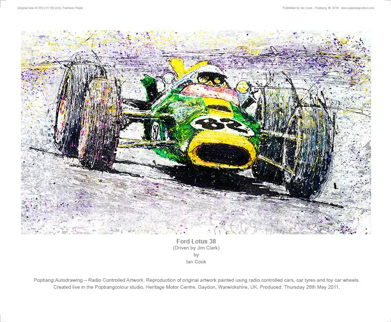 Lotus-Ford 38 Jim Clark #82 1