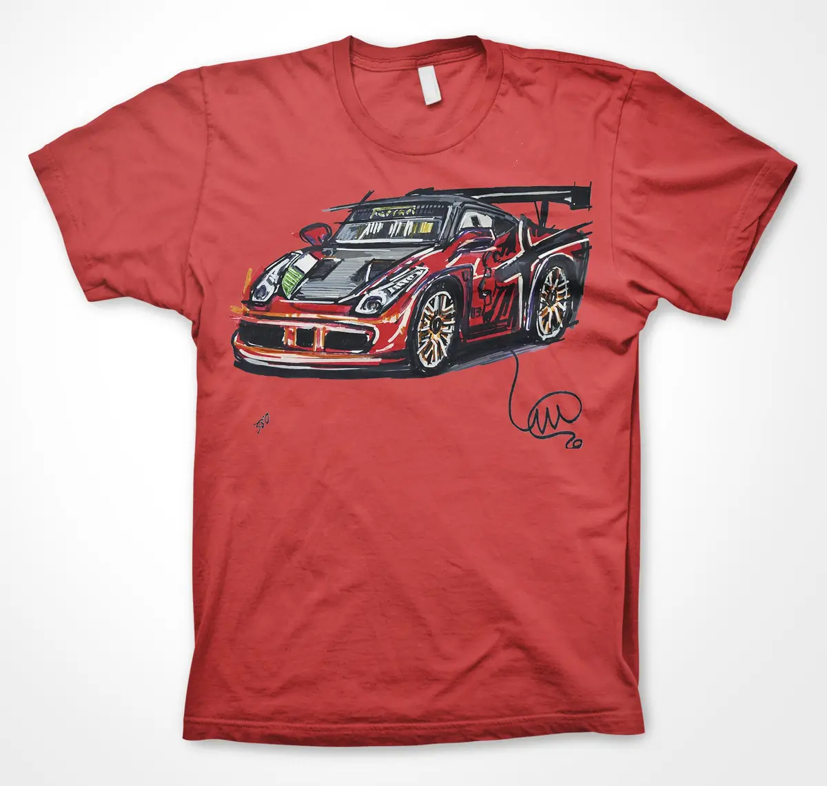 Ferrari 458 Challenge #Continuouscar Unisex T-Shirt 1