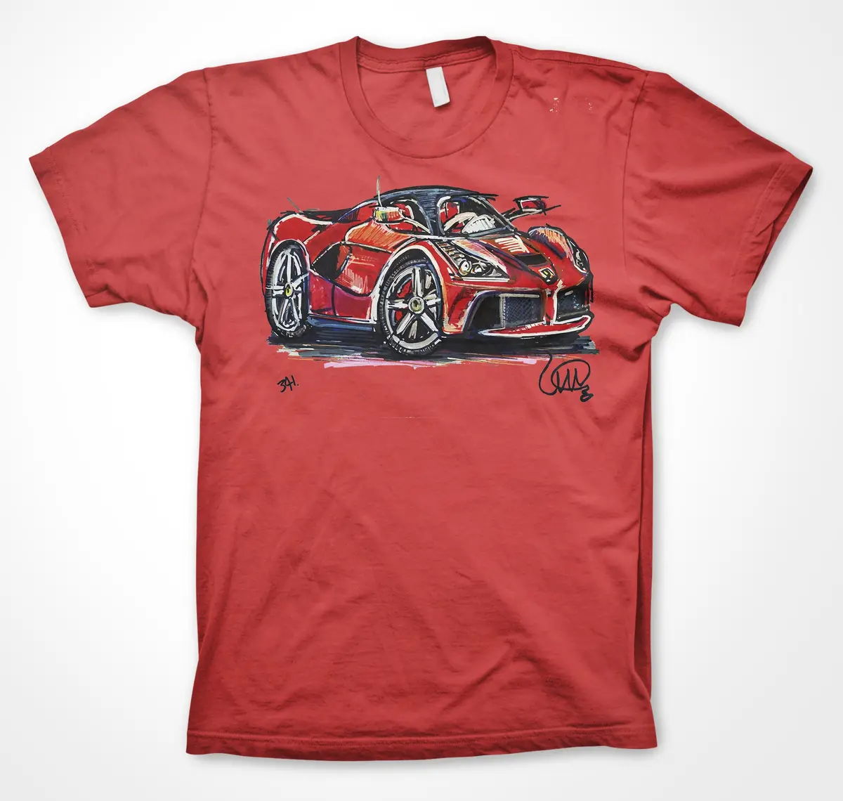 Ferrari Laferrari #Continuouscar Unisex T-Shirt 1