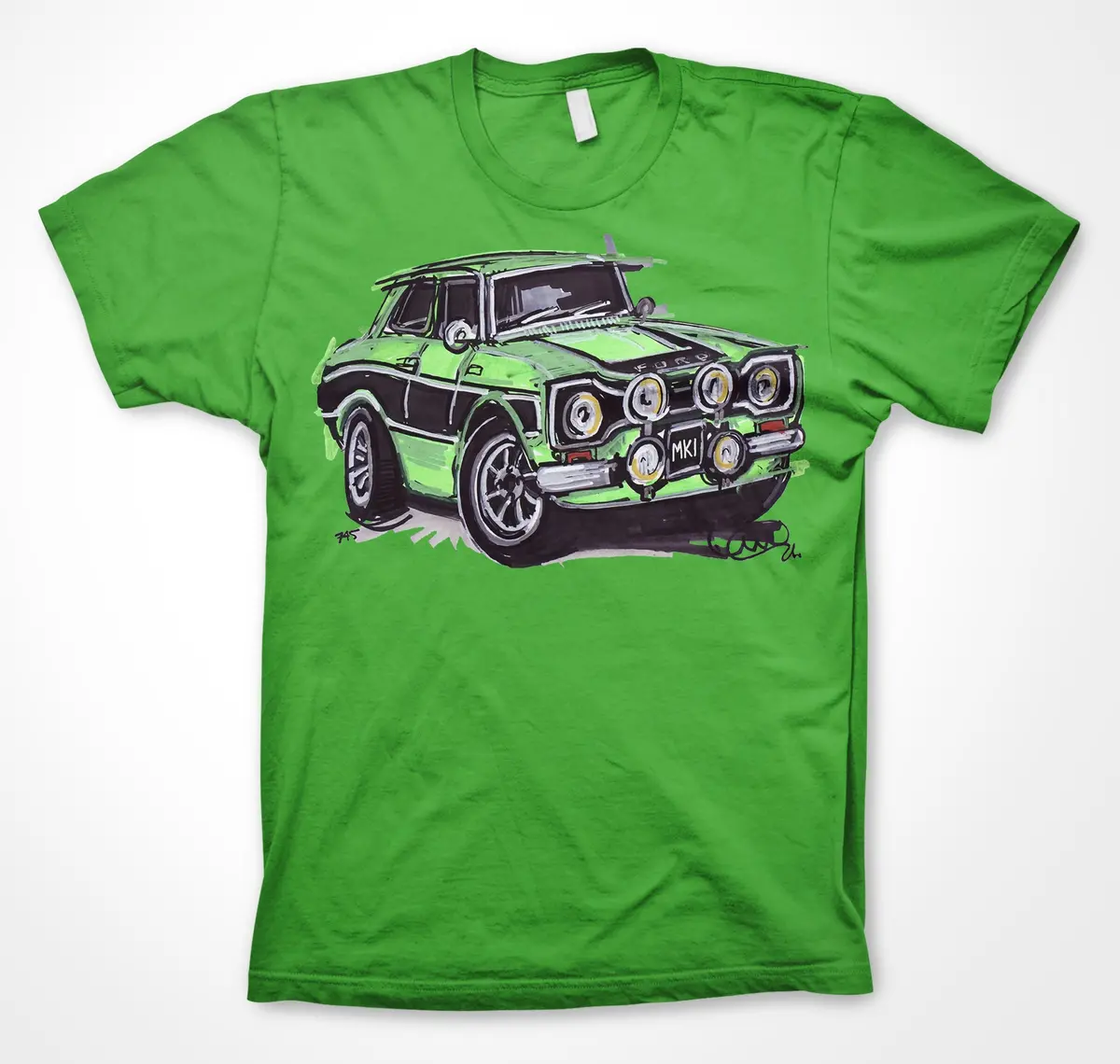 Ford Escort Mk1 Vintage Rally T-Shirt – Unisex Classic Car Tee