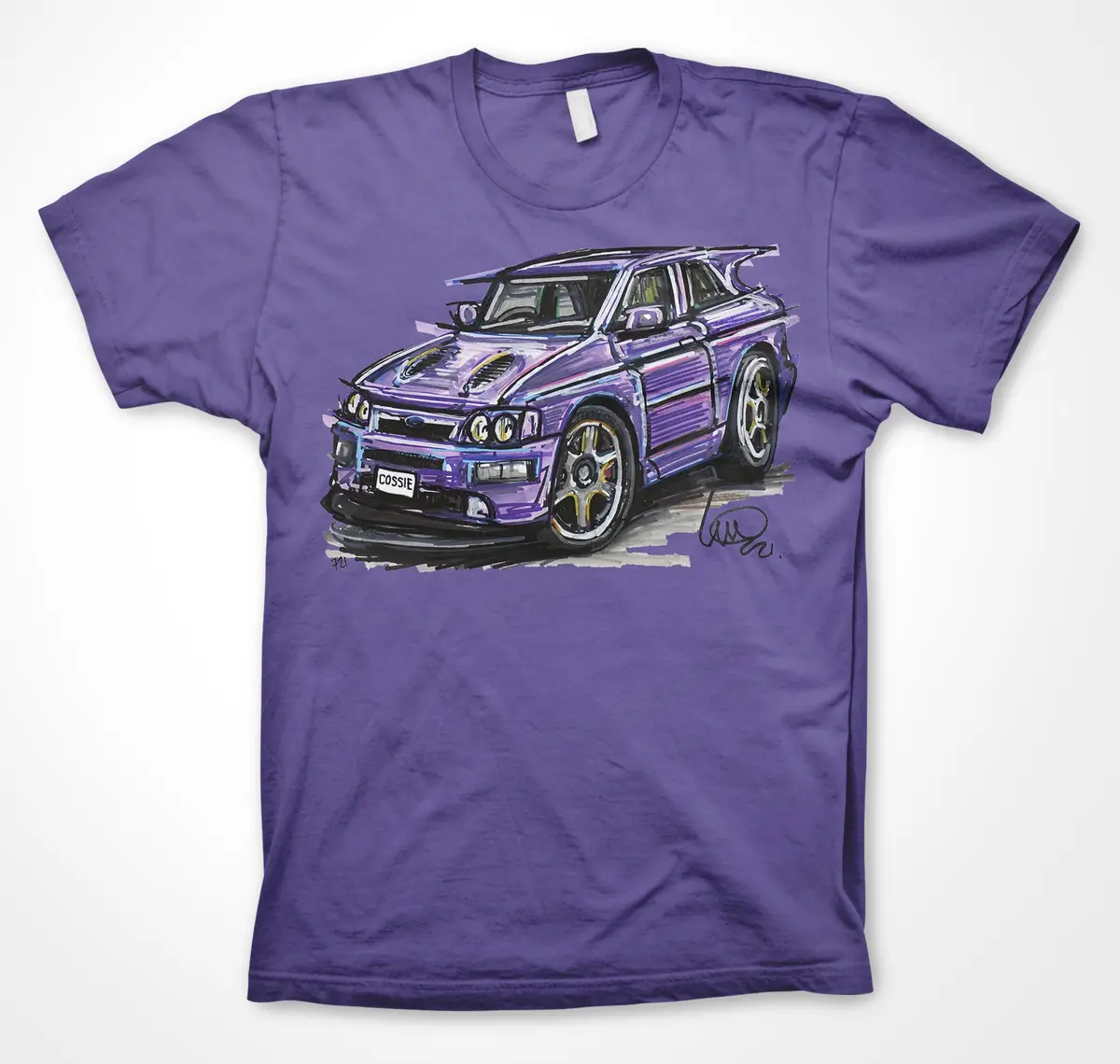 Ford Escort Cosworth Rally T-Shirt – Unisex Motorsport Graphic Tee