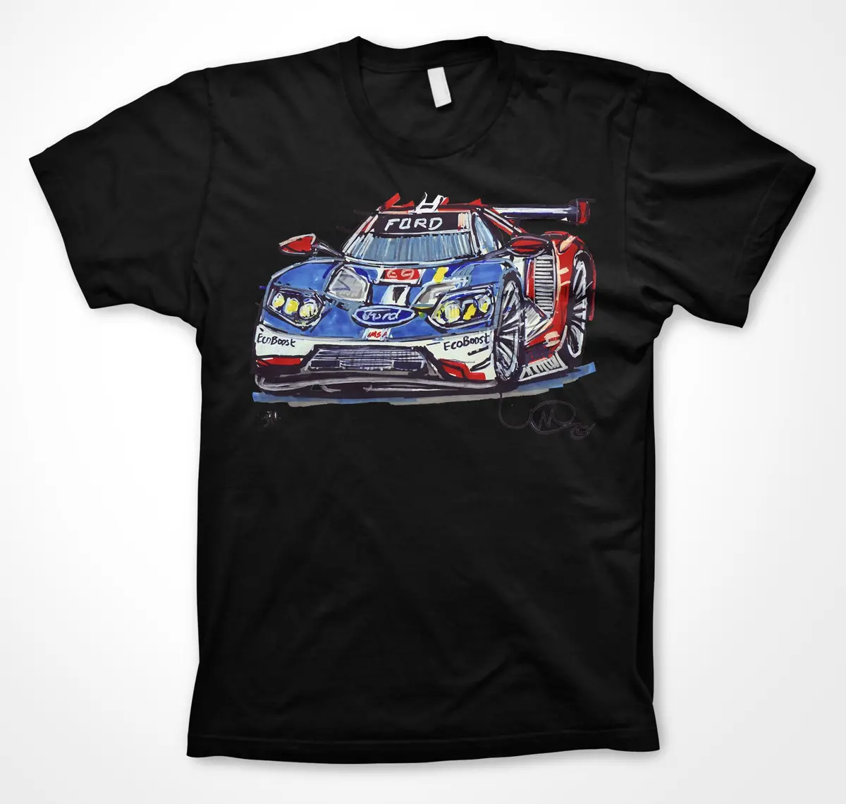 Ford Performance Gt Lm Ford Chip Ganassi Team Andy Priaulx #Continuouscar Unisex T-Shirt 6