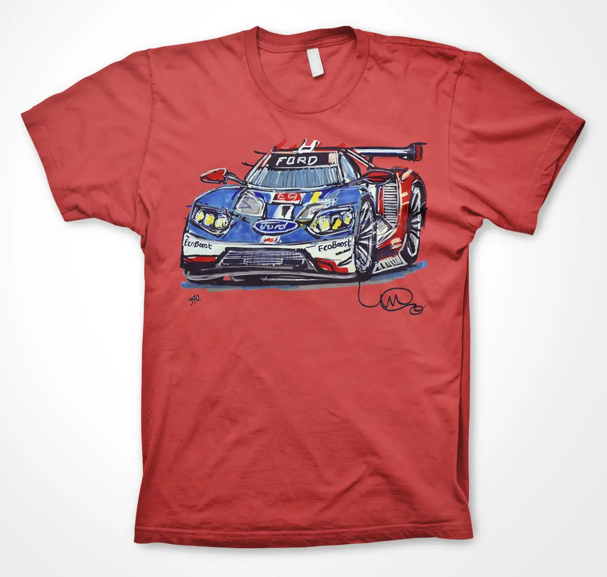 Ford Performance Gt Lm Ford Chip Ganassi Team Andy Priaulx #Continuouscar Unisex T-Shirt 4