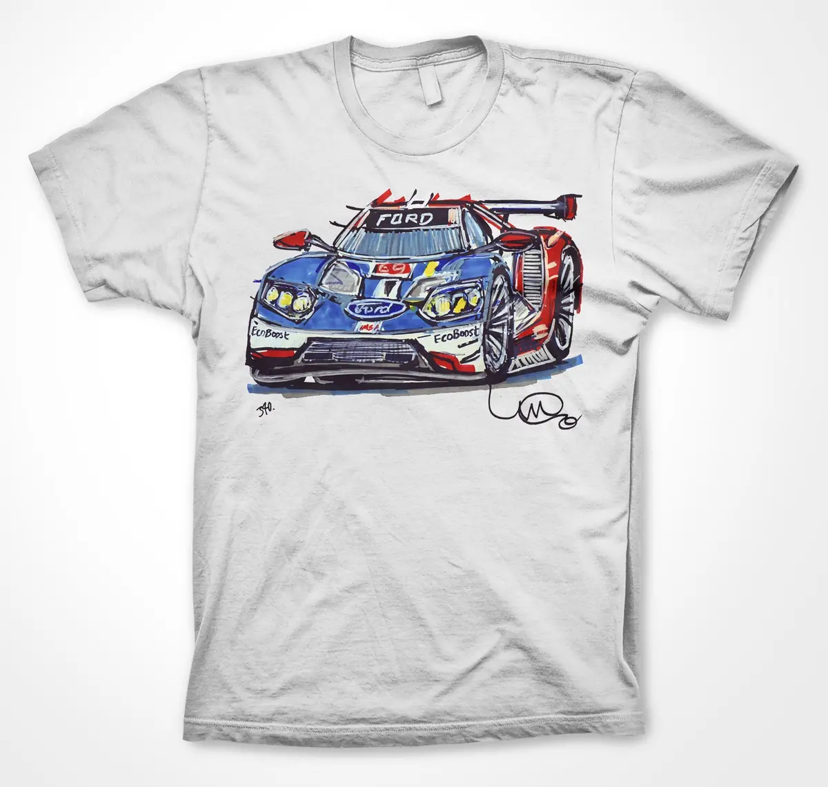 Ford Performance Gt Lm Ford Chip Ganassi Team Andy Priaulx #Continuouscar Unisex T-Shirt 3