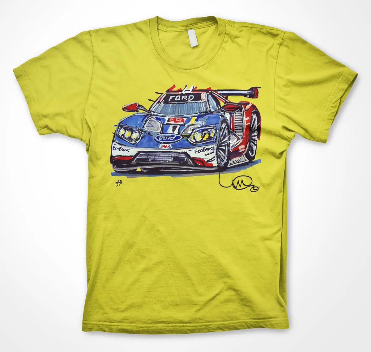 Ford GT LM Chip Ganassi Team Racing T-Shirt