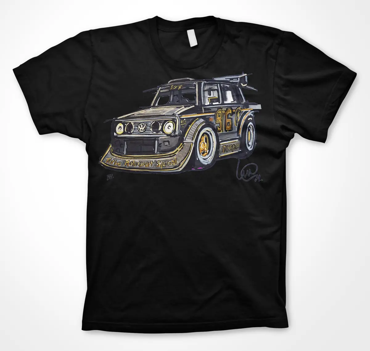 Volkswagen Golf 'Berg Cup' Forge Motorsport #Continuouscar Unisex T-Shirt 2