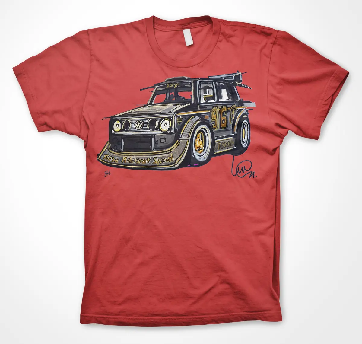 Volkswagen Golf 'Berg Cup' Forge Motorsport #Continuouscar Unisex T-Shirt 8