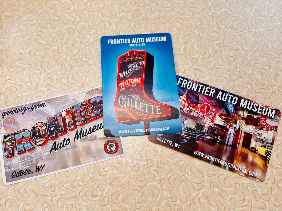 Frontier Auto Museum Postcard 1
