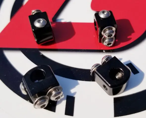 Gspeed Chassis G-2S Two Screw Body Post Holders 1