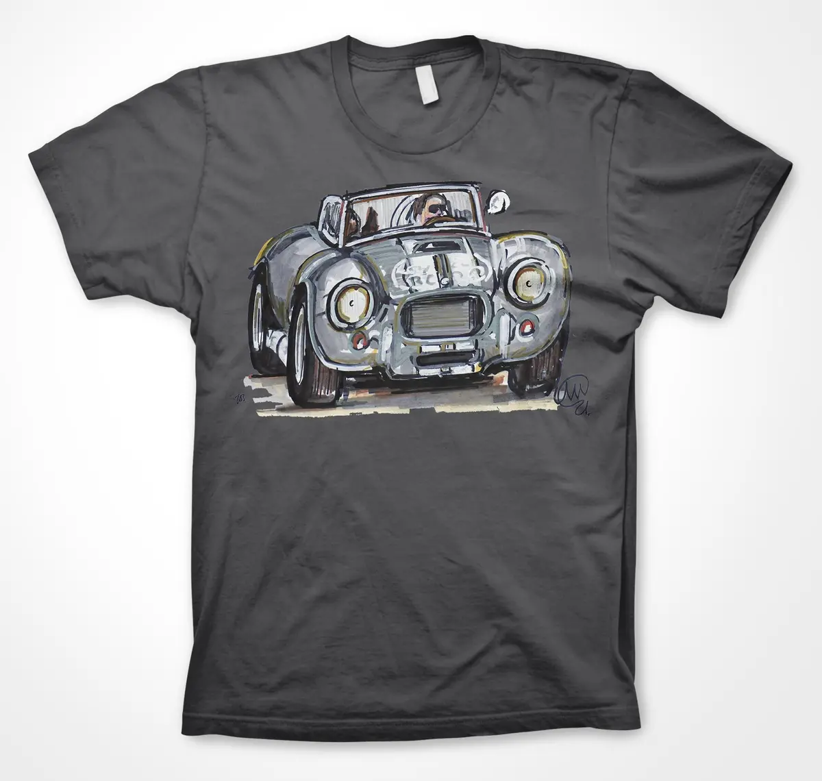 AC Cobra Gumball 3000 Tribute T-Shirt by Maximillion Cooper - Image 3
