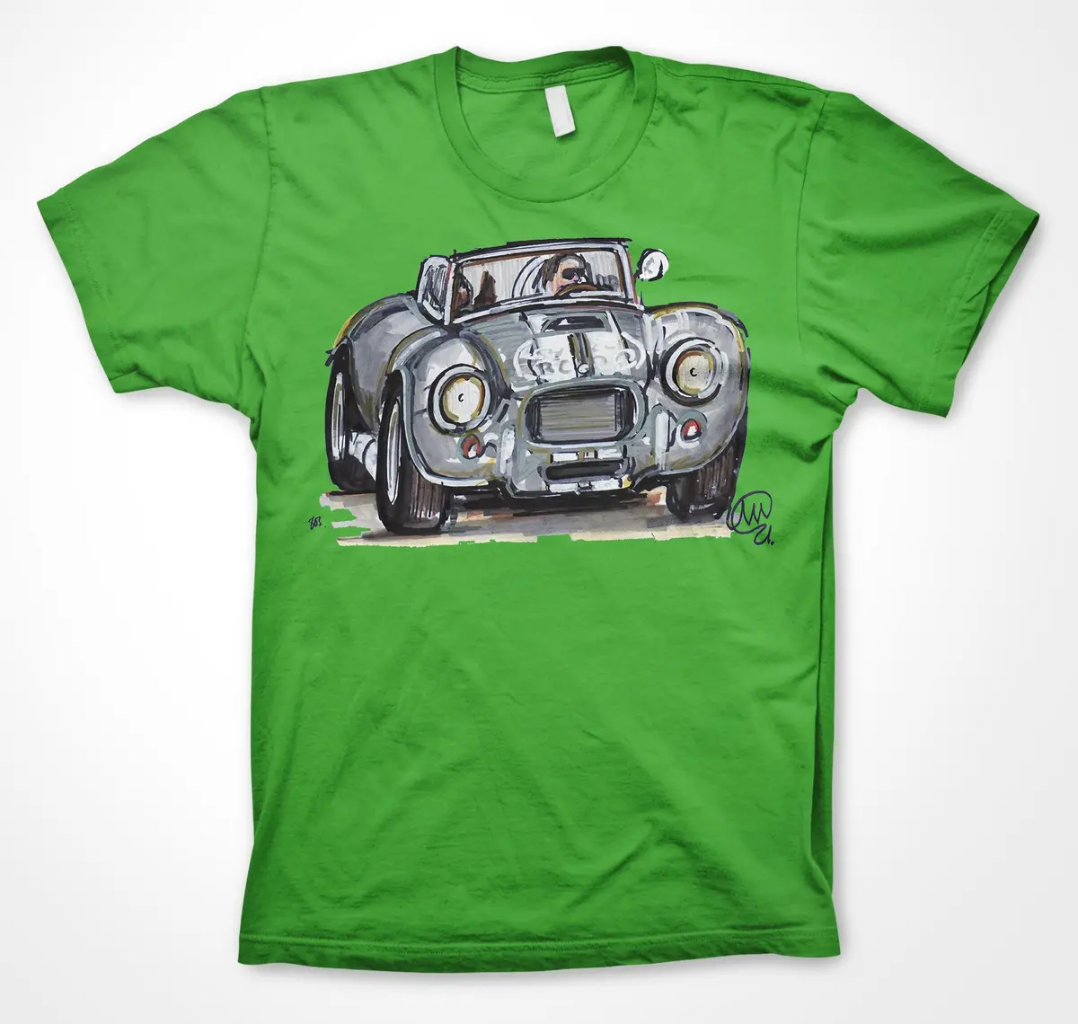 AC Cobra Gumball 3000 Tribute T-Shirt by Maximillion Cooper - Image 6