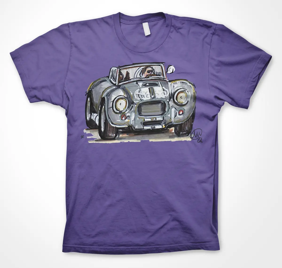 AC Cobra Gumball 3000 Tribute T-Shirt by Maximillion Cooper - Image 8