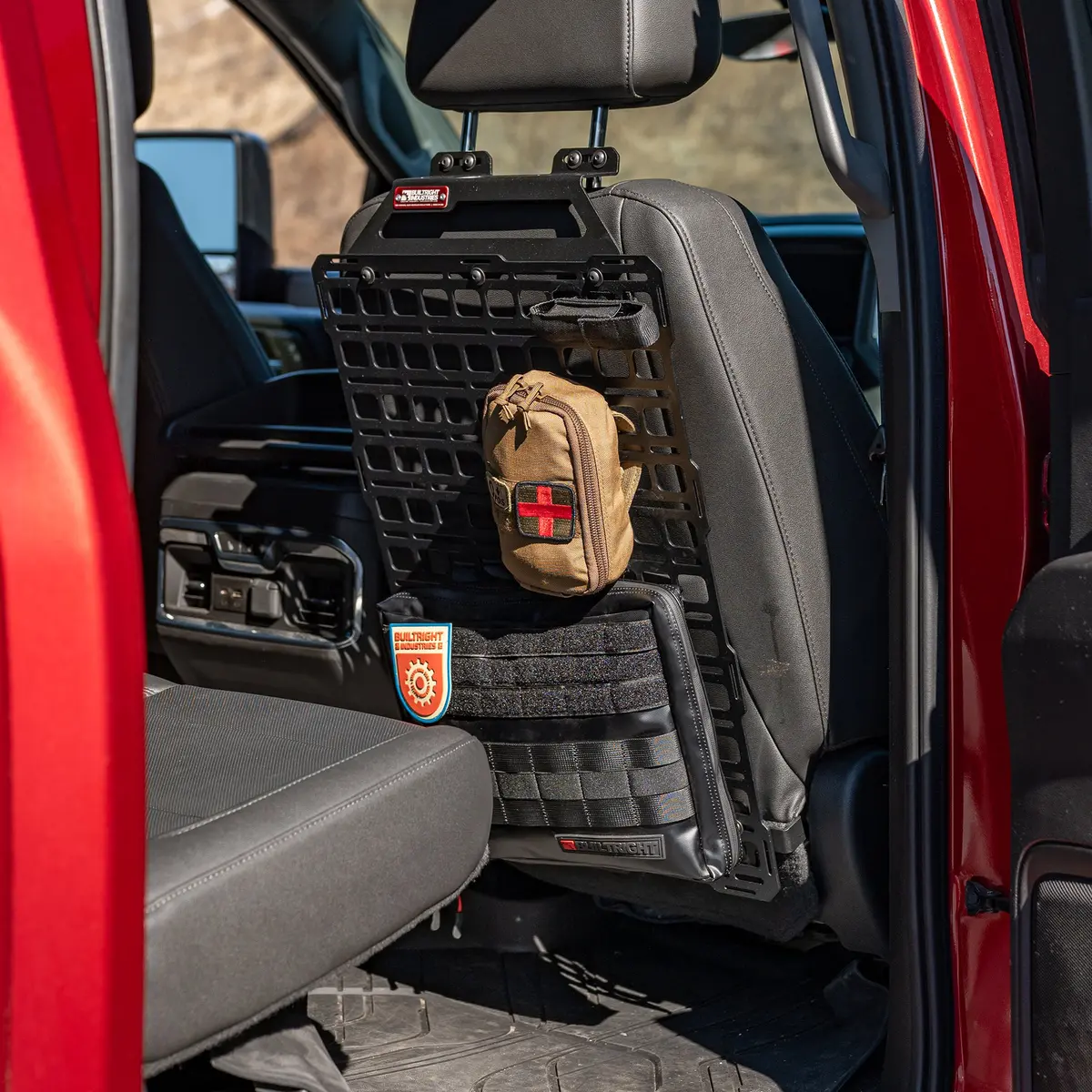Seat Back Tech Plate Molle Kit | Chevrolet Silverado & Gmc Sierra (2019+ 1500), Hd (2020+) 1