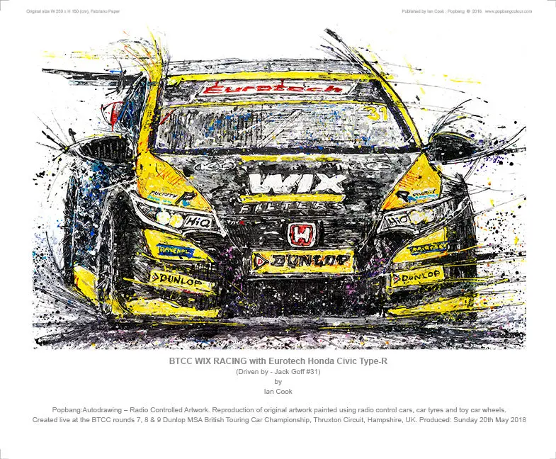 Btcc Wix Racing With Eurotech Honda Civic Type-R - Jack Goff #31 1