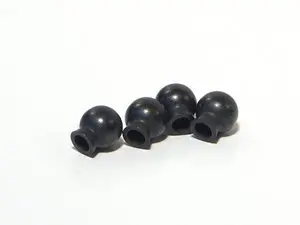 Hpi Black Ball, 6.8X7.3X3mm, (4Pcs), Savage X/Xl 1