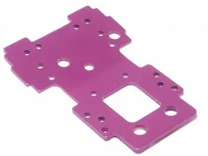 Hpi Bulkhead Lower Plate, 2.5Mm, Purple, Savage 1
