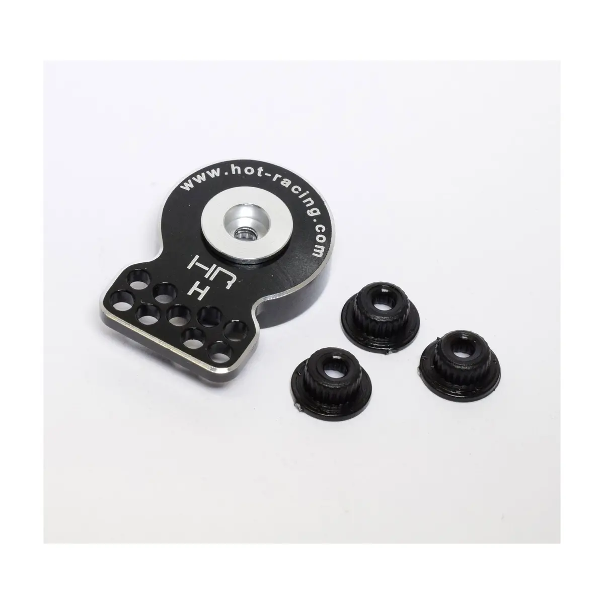 Hot Racing Heavy Duty Aluminum Servo Saver, Black 1