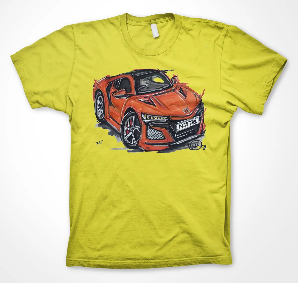 Honda NSX Japanese Supercar T-Shirt – Unisex Engineering-Inspired Tee